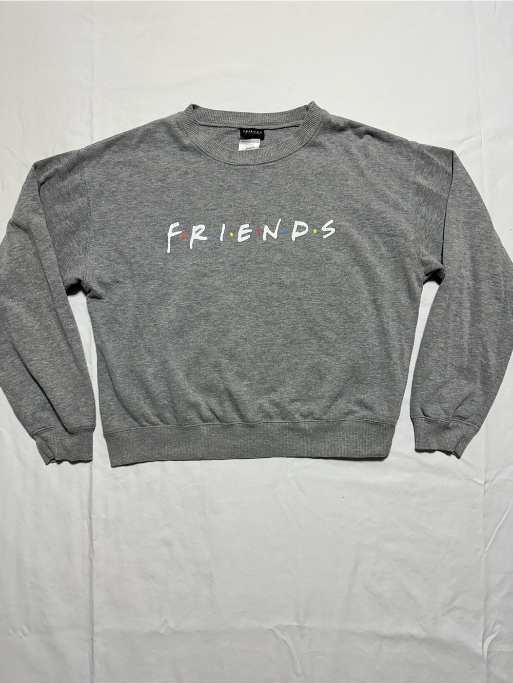 FRIENDS TV Sitcom Gray Crewneck Sweatshirt